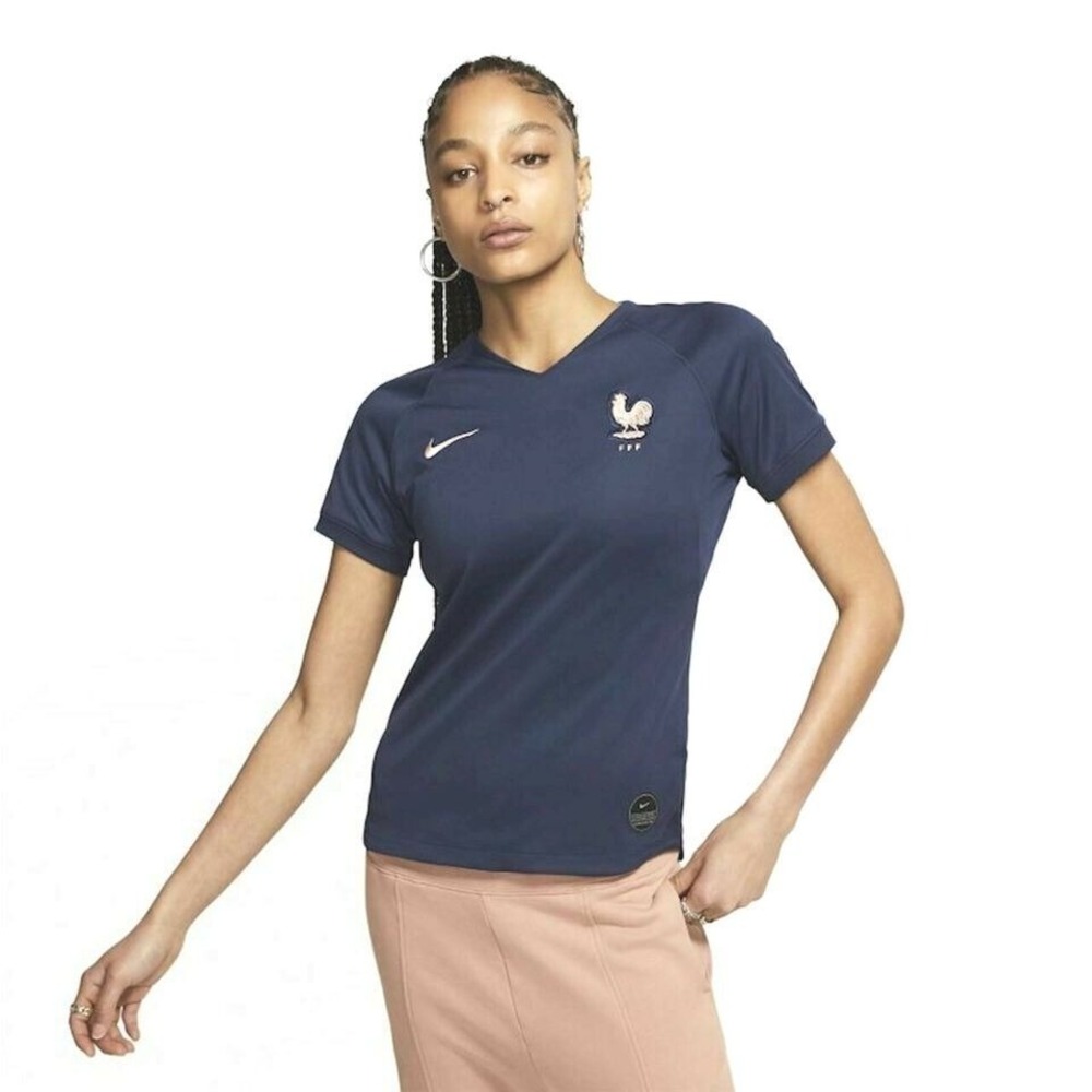 France National Team NIKE 2019 World Cup Home Stadium Jersey Women's SMALL NWT - Picture 3 of 16